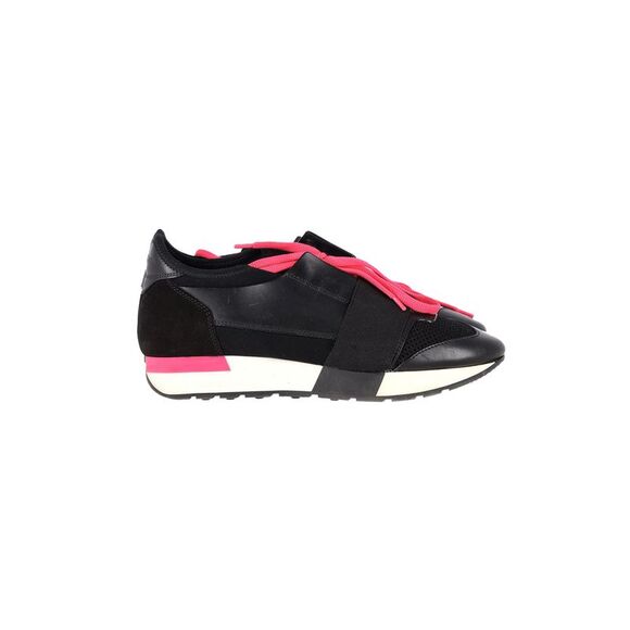 Balenciaga Runner Sneakers in Black Polyurethane - Picture 1 of 11